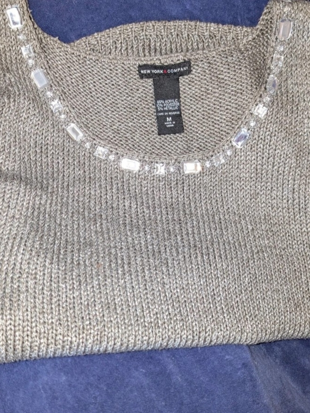Sleeveless Grey Sweater